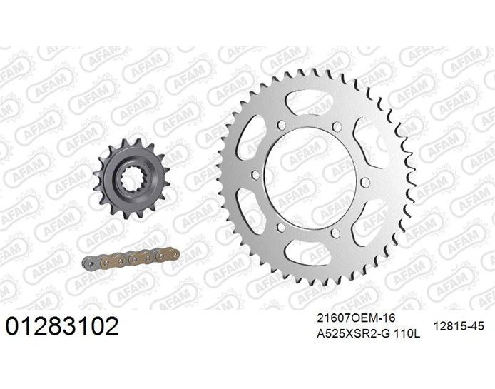 MT09 chain and sprocket kit